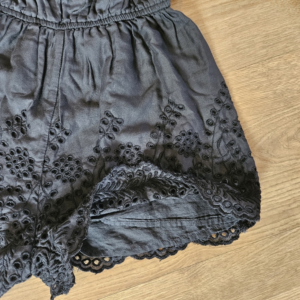 American Eagle Black Lace Romper XS W-2480 - Picture 4 of 7